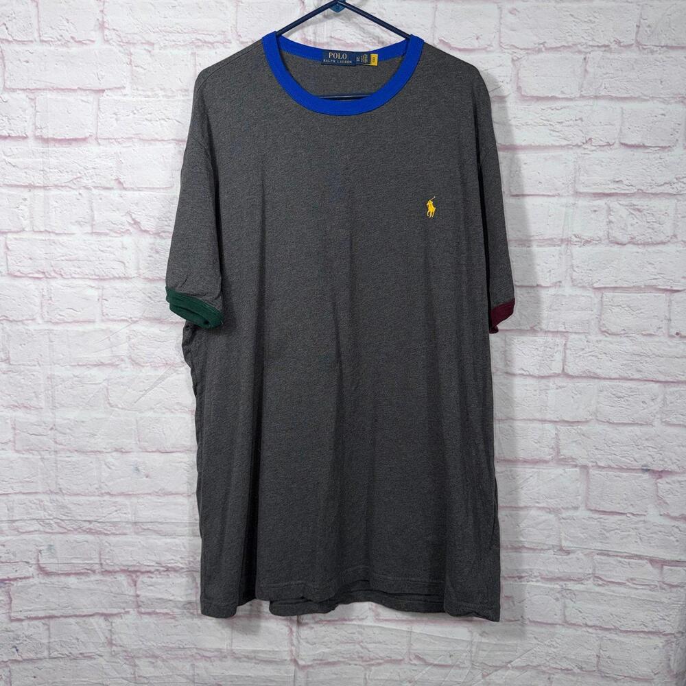 Polo Ralph Lauren Men's Colorblock Crewneck T-Shirt XLT